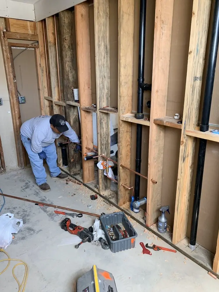 Commercial rough-in plumbing for Commercial Plumbing in Gaithersburg